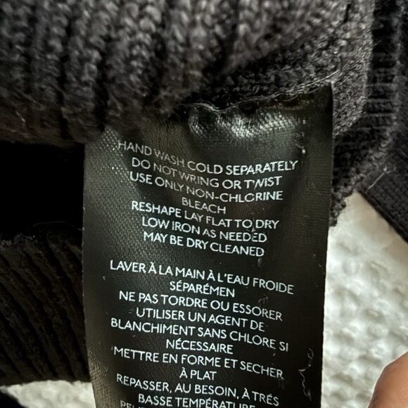 Anthropologie Black Sweater Womens Small Witchy Whimsigoth Dark Fairy Magical - Picture 10 of 12